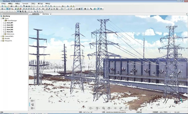 三維激光掃描技術在智能變電站系統中的應用