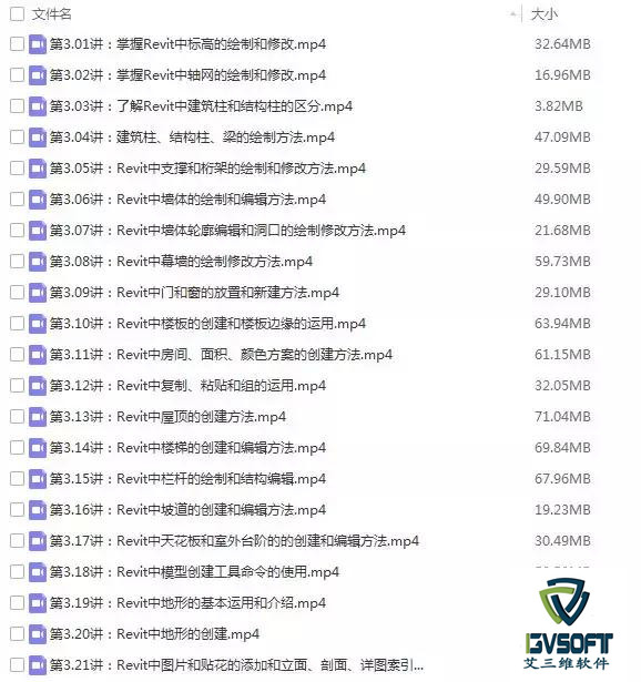 Revit入門初級教程，百度云免費下載