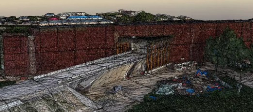 實景建模完成效果圖