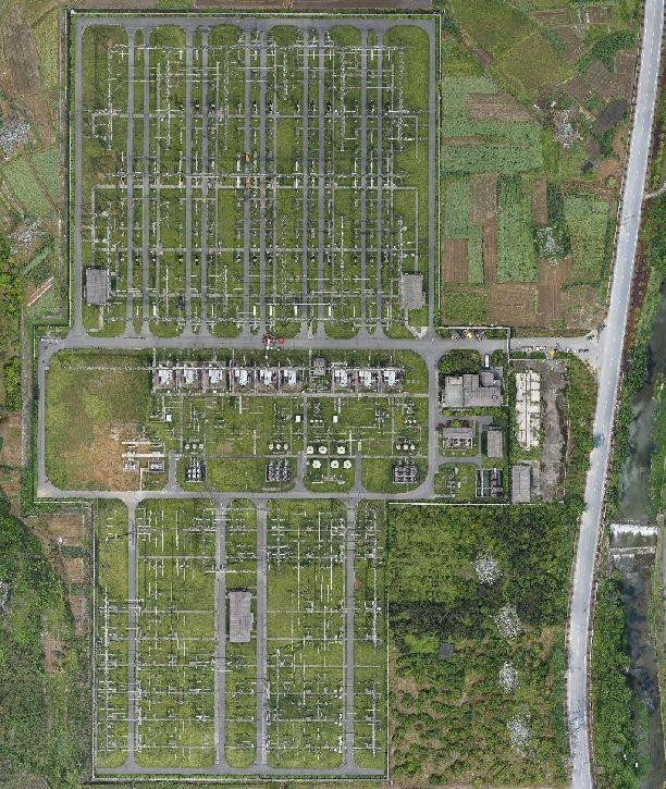 傾斜攝影技術進行變電站三維重建