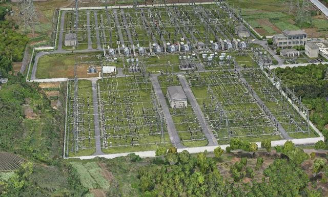 傾斜攝影技術進行變電站三維重建