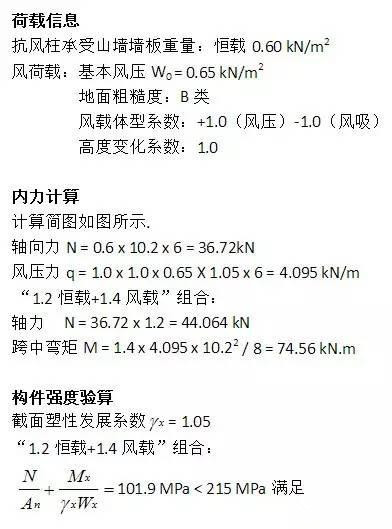 關于鋼結構抗風柱的計算方法