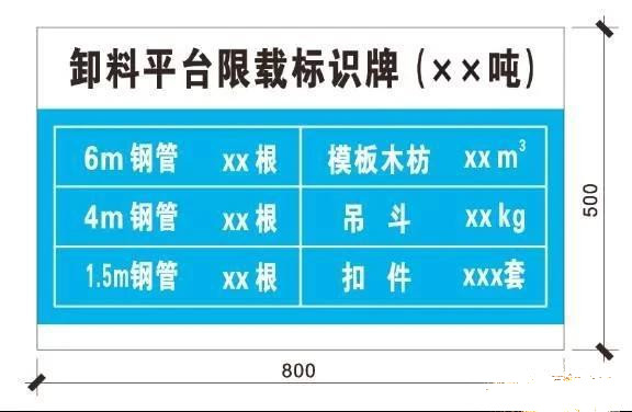 懸挑式卸料平臺標準化構造
