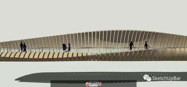 6步就能完成一個景觀橋建模！