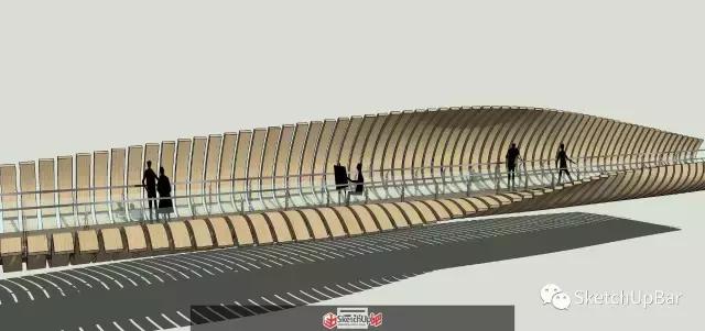 6步就能完成一個景觀橋建模！