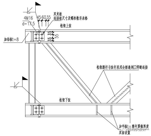 鋼結構雙向桁架的電算模擬