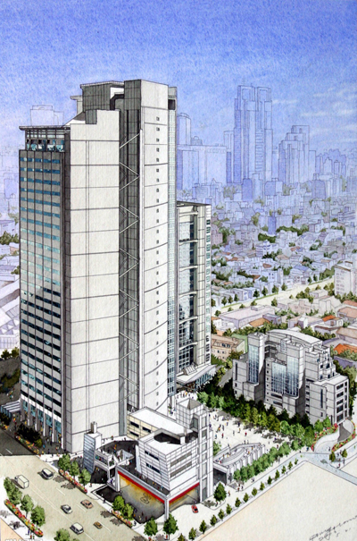 建筑設計效果圖_施工圖紙