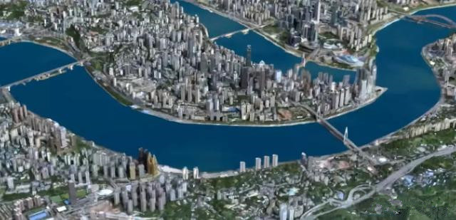 城市三維實景地圖模型，真正BIM全城模型