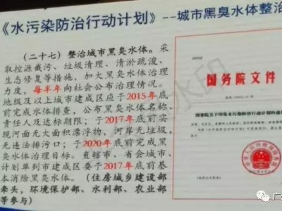 如何整治城市黑臭水體