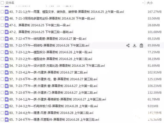 中冶集團第二期BIM培訓Revit學習錄屏