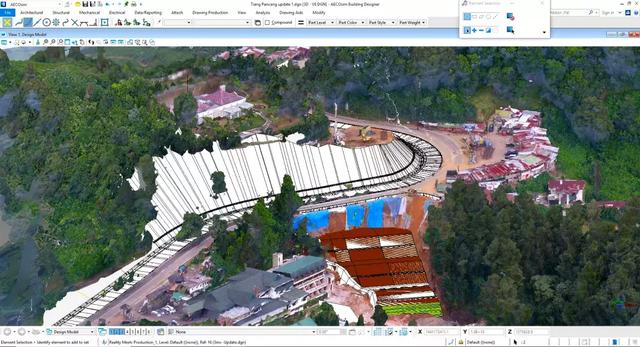 BIM攻克險峻地形，重建滑坡受災區域