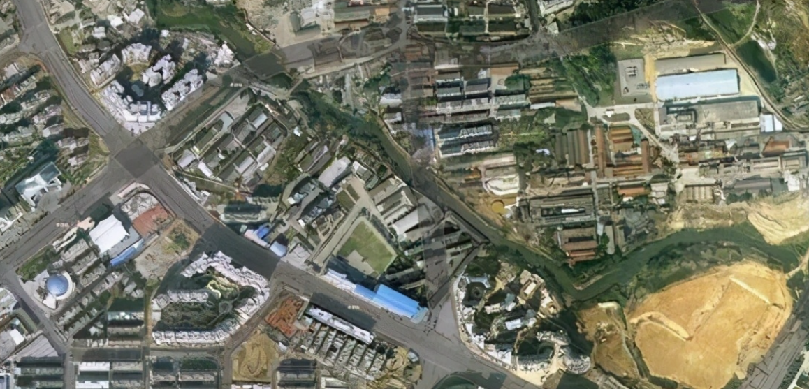 城鄉規劃建設使用的正射影像圖DOM 