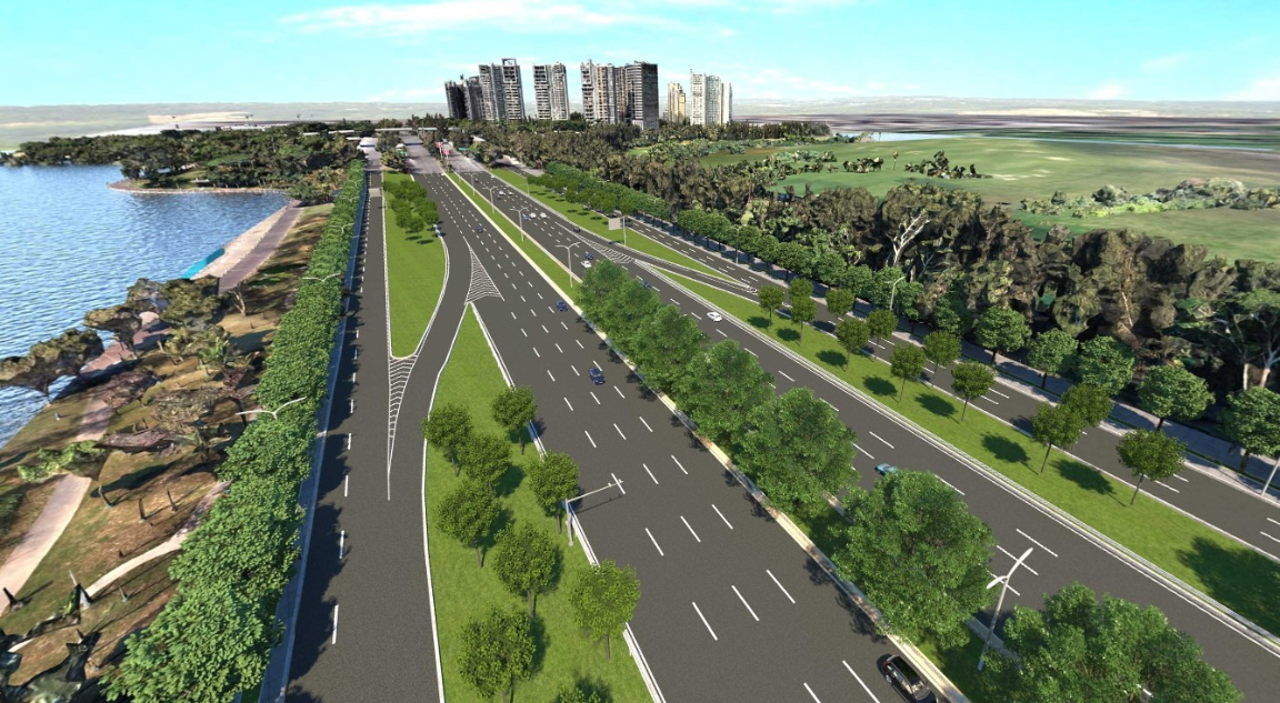 城市道路平面與三維設計