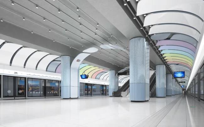 地鐵車站建模4