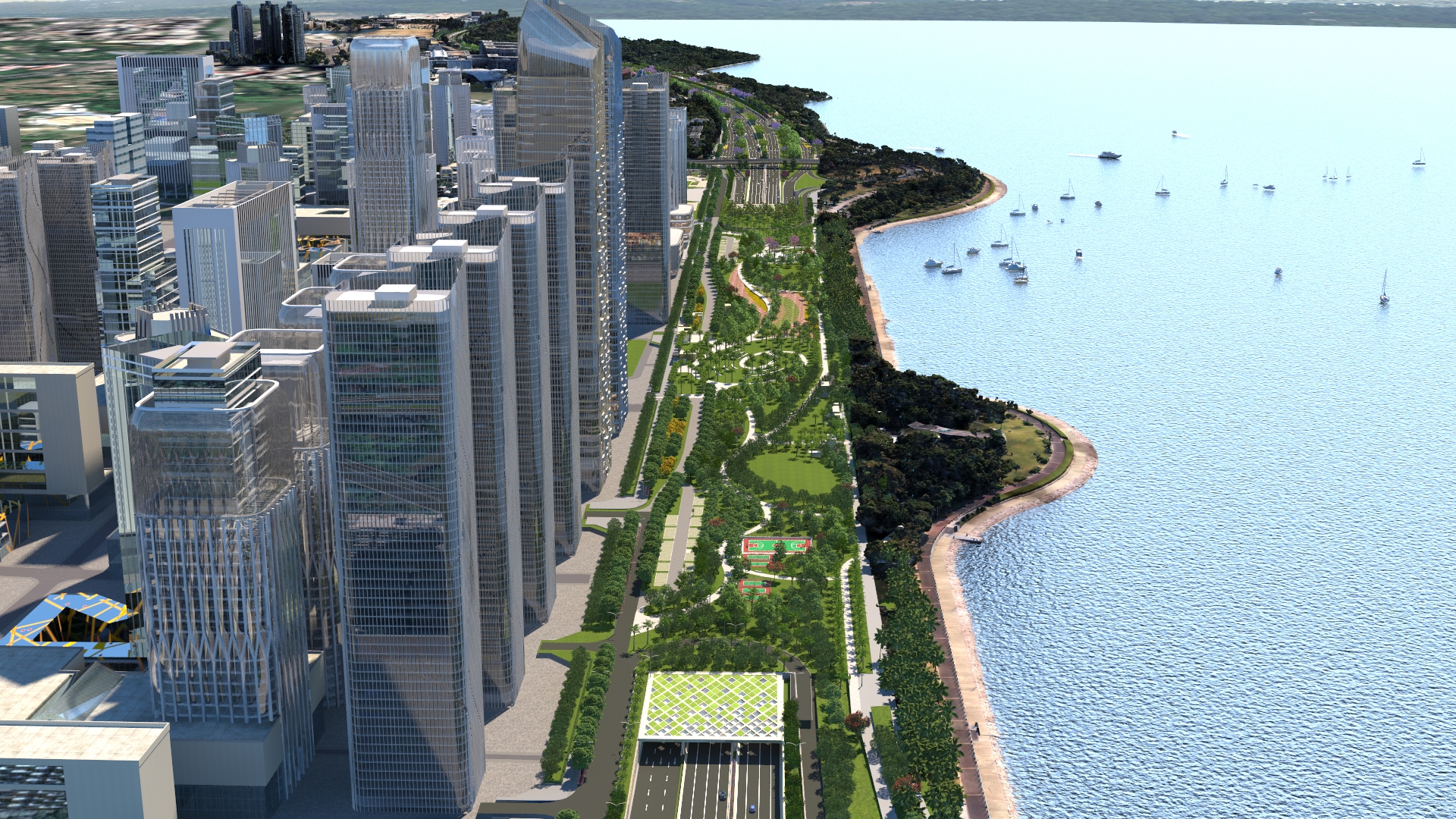 濱海大道全景基于BIM+GIS多源數據融合技術應用