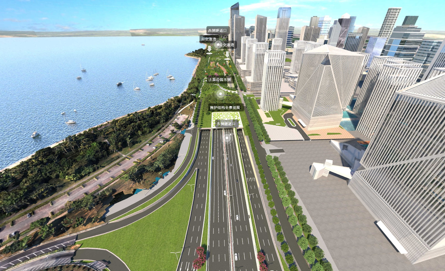 BIM技術在深圳濱海大道交通綜合改造工程中的應用