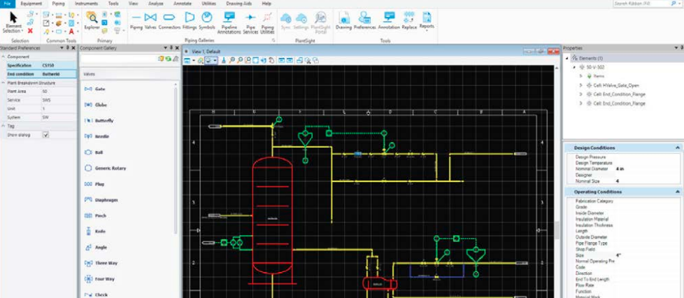 OpenPlant PID-快速創建智能 P&ID