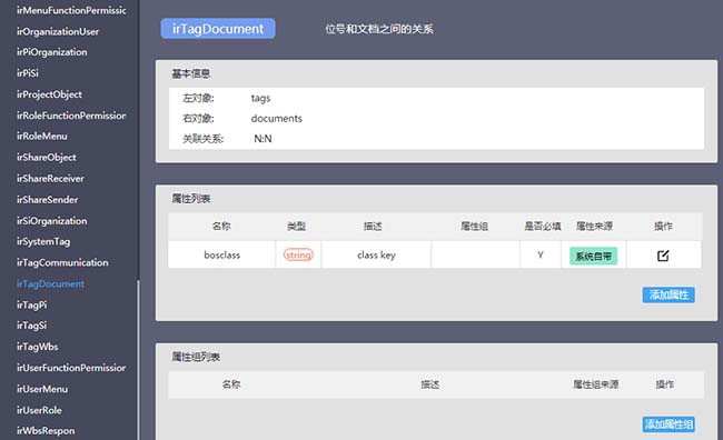 艾三維數字化交付平臺-可配置的數據模型1