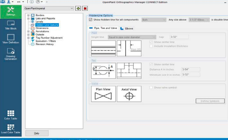 OpenPlant Othrographics Manager簡化的界面更好管理標注選項