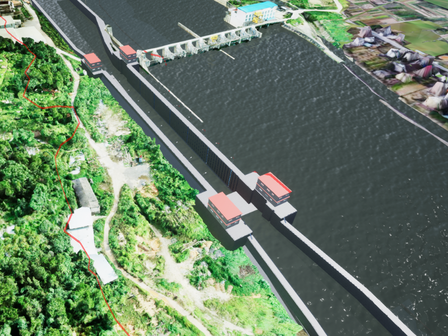 航道工程虛擬踏勘系統 | 基于BIM+GIS技術
