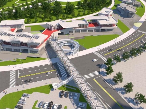 漫游動畫 | 東莞市中心區核心地段立體慢行系統2號橋