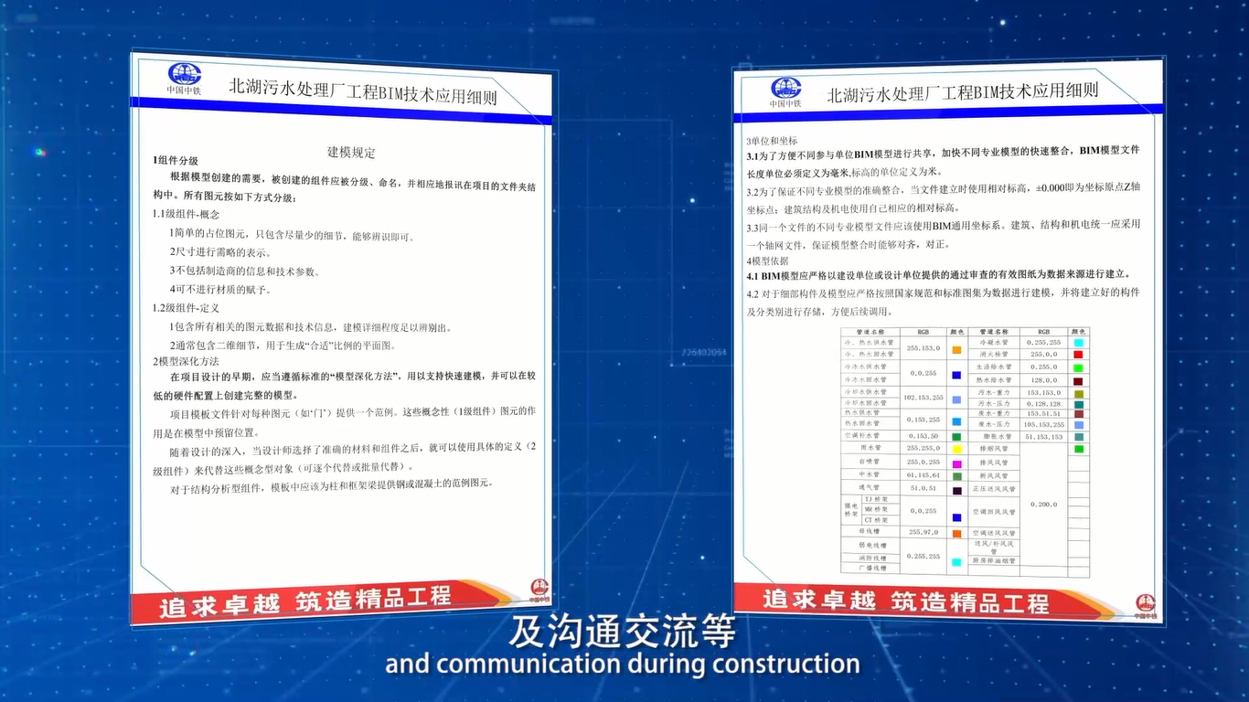 北湖污水處理廠-建模標準