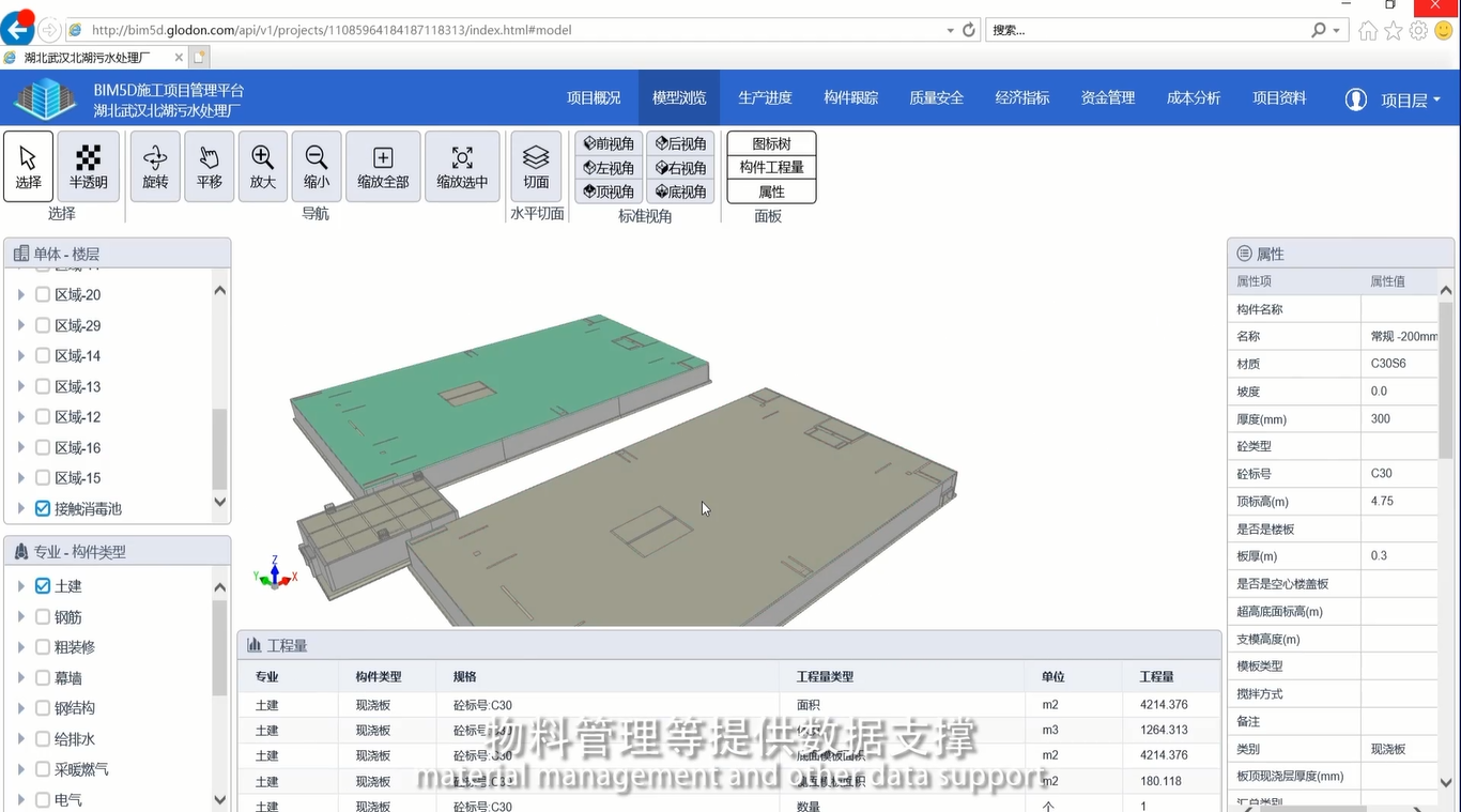 北湖污水處理廠-協同管理平臺