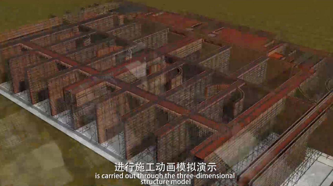 北湖污水處理廠-復雜節點施工