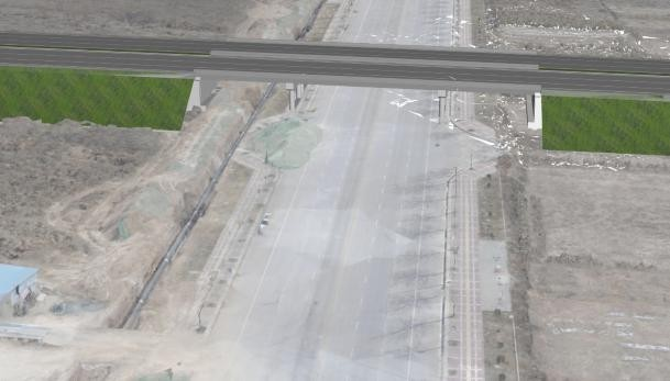 湫坡頭（陜甘界）至旬邑公路-實景模型1