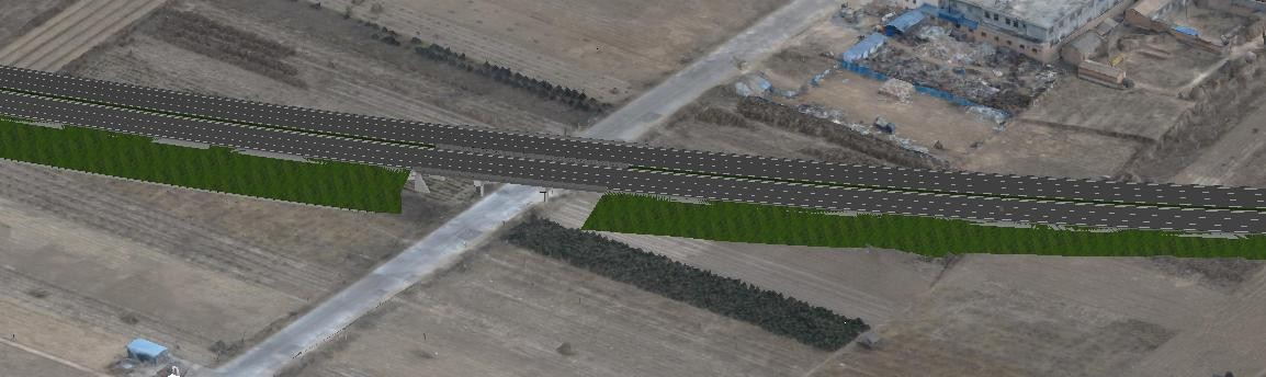 湫坡頭（陜甘界）至旬邑公路-實景模型2