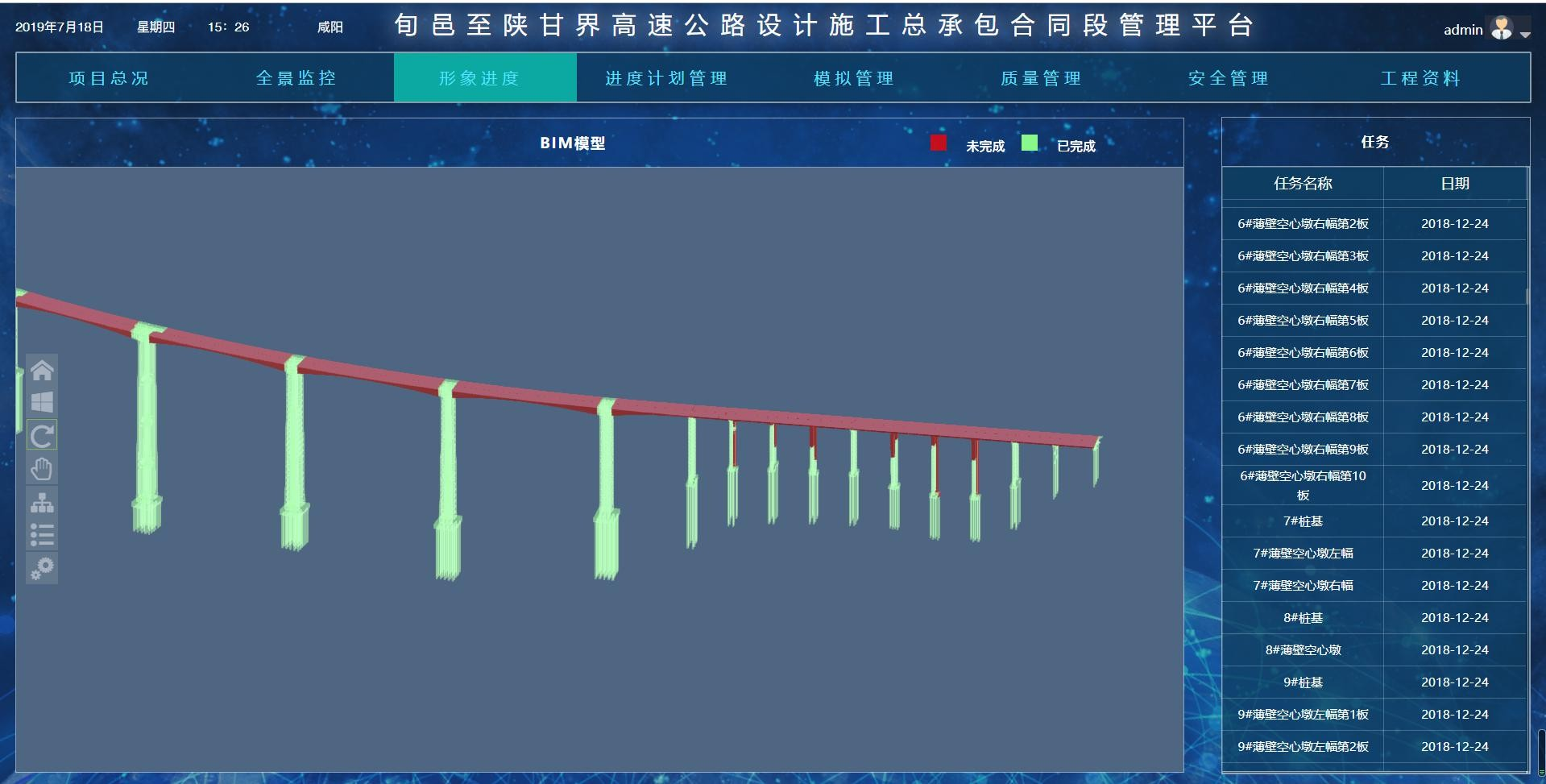 湫坡頭（陜甘界）至旬邑公路-進度管理1