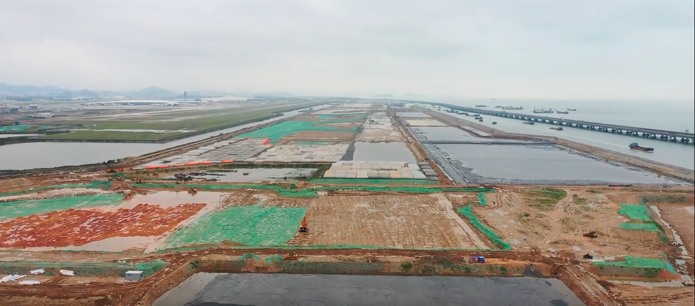 施工工藝動畫 | 近岸陸域形成工程水土聯合堆載預壓施工工法